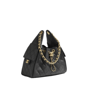 C-21---CHANEL 25 Small Handbag-Black